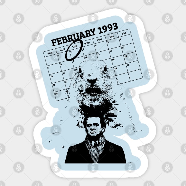 Groundhog Day Tribute Sticker by Jldigitalcreations